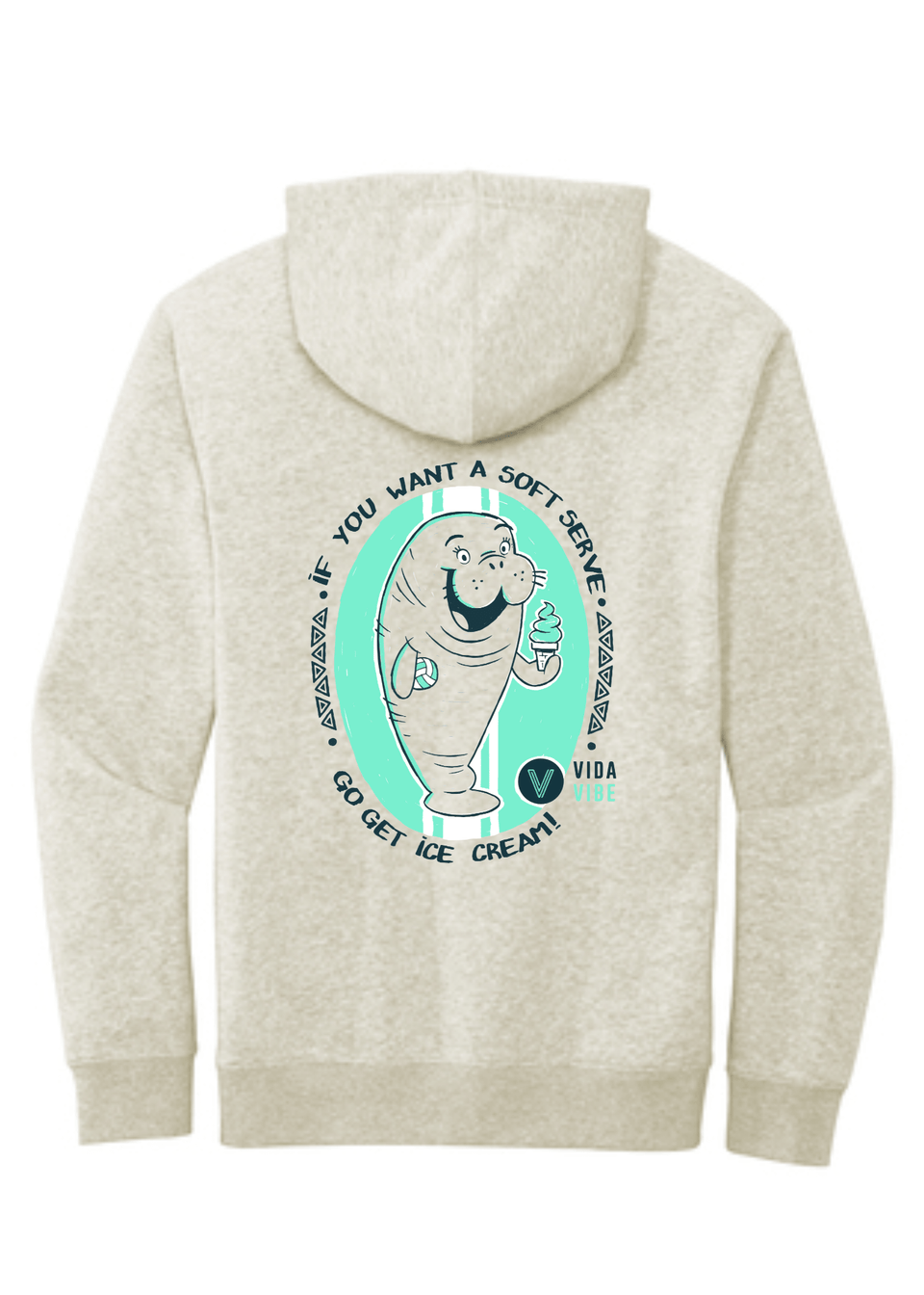 Soft Serve Volleyball Manatee Sweatshirt